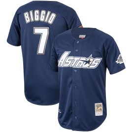 Men's - Craig Biggio Houston Astros Mitchell & Ness Cooperstown Collection 1994 Authentic Jersey - Navy