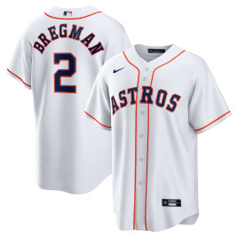 Men's - Alex Bregman Houston Astros Home Replica Player Name Jersey - White