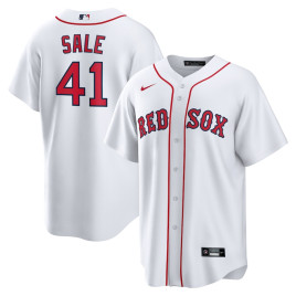 Men's - Chris Sale Boston Red Sox Home Replica Player Name Jersey - White Men's - Chris Sale Boston Red Sox Home Replica Player Name Jersey - White
