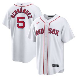 Men's - Enrique Hernandez Boston Red Sox Home Official Replica Player Jersey - White Men's - Enrique Hernandez Boston Red Sox Home Official Replica Player Jersey - White