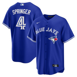 Men's - George Springer Toronto Blue Jays Alternate Replica Player Jersey - Royal
