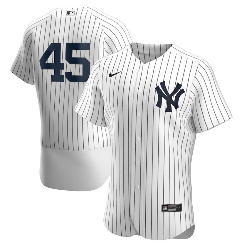 Men's - Gerrit Cole New York Yankees Home Authentic Player Jersey - White Men's - Gerrit Cole New York Yankees Home Authentic Player Jersey - White