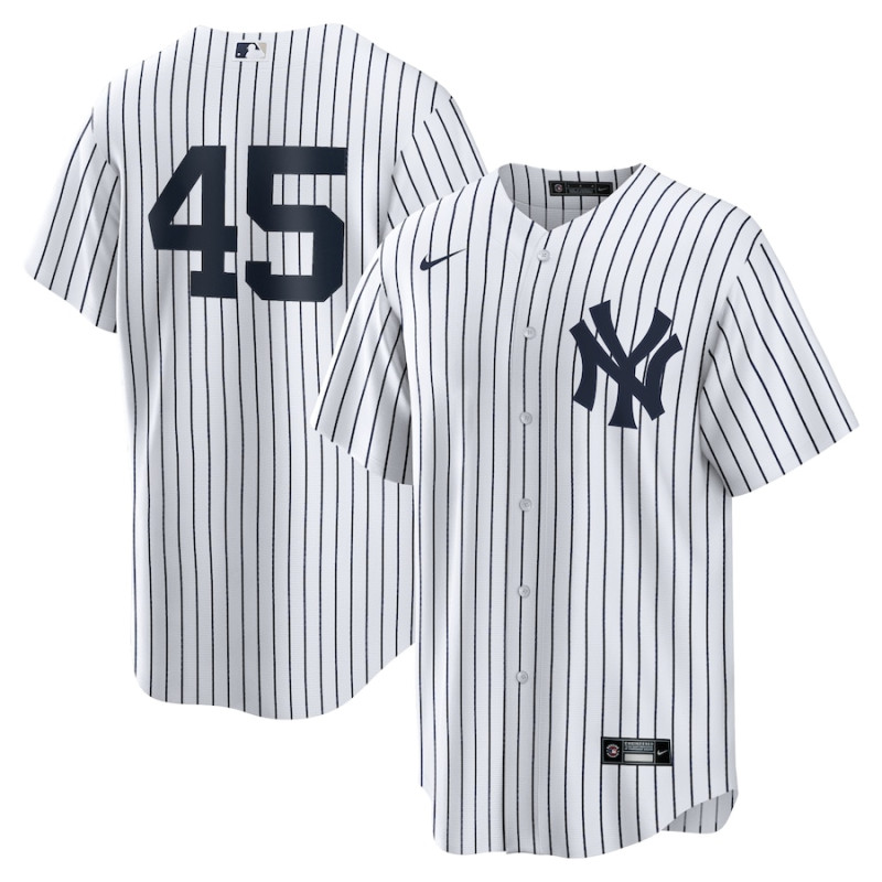 Men's - Gerrit Cole New York Yankees Home Replica Player Name Jersey - White Men's - Gerrit Cole New York Yankees Home Replica Player Name Jersey - White