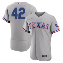 Men's - Texas Rangers 2023 Jackie Robinson Day Authentic Jersey - Gray