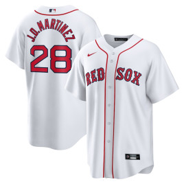 Men's - J.D. Martinez Boston Red Sox Home Replica Player Name Jersey - White Men's - J.D. Martinez Boston Red Sox Home Replica Player Name Jersey - White