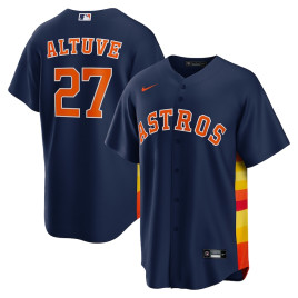 Men's - Jose Altuve Houston Astros Alternate Replica Player Name Jersey - Navy
