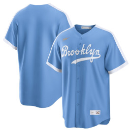 Men's - Brooklyn Dodgers Alternate Cooperstown Collection Team Jersey - Light Blue Men's - Brooklyn Dodgers Alternate Cooperstown Collection Team Jersey - Light Blue