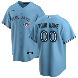 Men's - Toronto Blue Jays Alternate Replica Custom Jersey - Light Blue