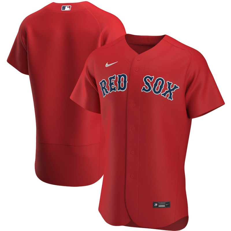 Men's - Boston Red Sox Alternate Authentic Team Jersey - Red Men's - Boston Red Sox Alternate Authentic Team Jersey - Red