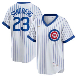 Men's - Ryne Sandberg Chicago Cubs Home Cooperstown Collection Player Jersey - White Men's - Ryne Sandberg Chicago Cubs Home Cooperstown Collection Player Jersey - White