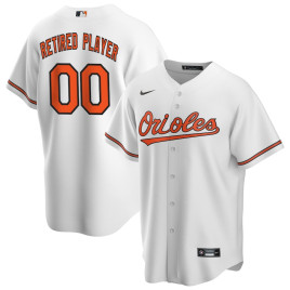 Men's - Baltimore Orioles Home Pick-A-Player Retired Roster Replica Jersey - White Men's - Baltimore Orioles Home Pick-A-Player Retired Roster Replica Jersey - White