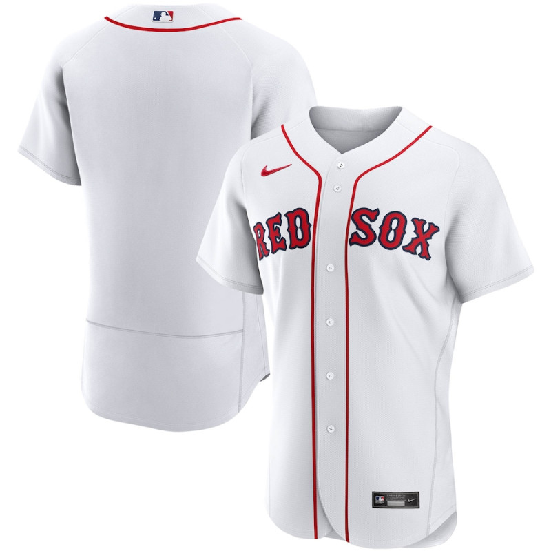 Men's - Boston Red Sox Home Authentic Team Jersey - White Men's - Boston Red Sox Home Authentic Team Jersey - White