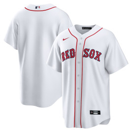 Men's - Boston Red Sox Home Replica Team Jersey - White Men's - Boston Red Sox Home Replica Team Jersey - White