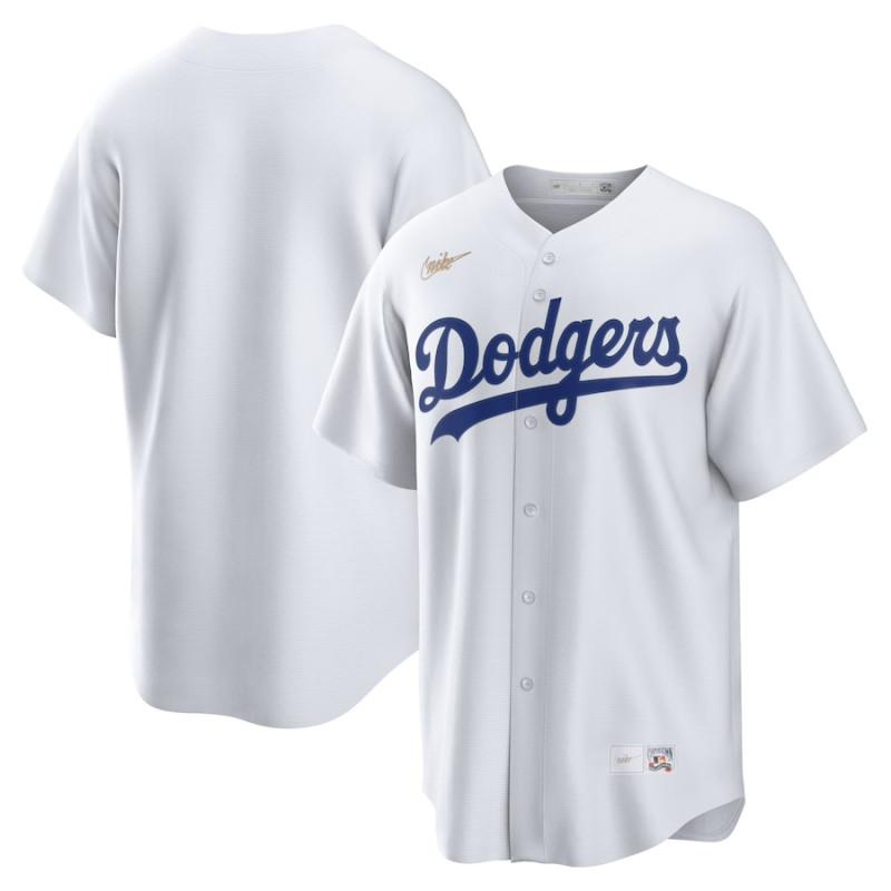 Men's - Brooklyn Dodgers Home Cooperstown Collection Team Jersey - White Men's - Brooklyn Dodgers Home Cooperstown Collection Team Jersey - White
