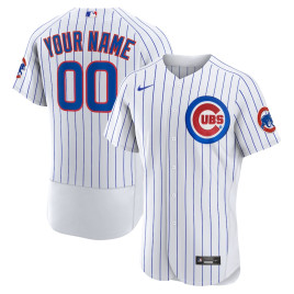 Men's - Chicago Cubs Home Authentic Custom Jersey - White Men's - Chicago Cubs Home Authentic Custom Jersey - White