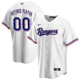 Men's - Texas Rangers Home Pick-A-Player Retired Roster Replica Jersey - White