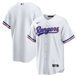 Men's - Texas Rangers Home Replica Team Jersey - White
