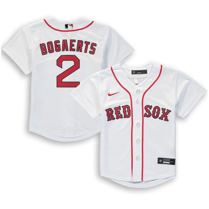 Men's - Xander Bogaerts Boston Red Sox Preschool Home Replica Player Jersey - White Men's - Xander Bogaerts Boston Red Sox Preschool Home Replica Player Jersey - White