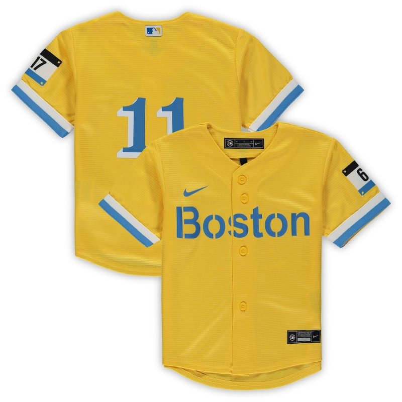 Men's - Rafael Devers Boston Red Sox Toddler City Connect Replica Player Jersey - Gold Men's - Rafael Devers Boston Red Sox Toddler City Connect Replica Player Jersey - Gold