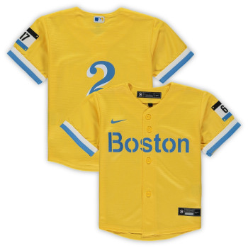 Men's - Xander Bogaerts Boston Red Sox Toddler City Connect Replica Player Jersey - Gold Men's - Xander Bogaerts Boston Red Sox Toddler City Connect Replica Player Jersey - Gold