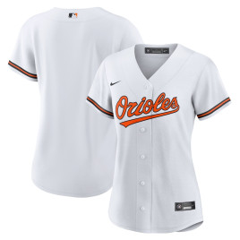 Women's - Baltimore Orioles Home Blank Replica Jersey - White Women's - Baltimore Orioles Home Blank Replica Jersey - White