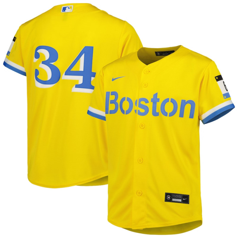 Youth - David Ortiz Boston Red Sox City Connect Replica Player Jersey - Gold Youth - David Ortiz Boston Red Sox City Connect Replica Player Jersey - Gold
