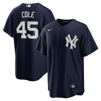 Men's - Gerrit Cole New York Yankees Alternate Replica Player Name Jersey - Navy Men's - Gerrit Cole New York Yankees Alternate Replica Player Name Jersey - Navy