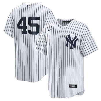 Men's - Gerrit Cole New York Yankees Home Replica Player Name Jersey - White Men's - Gerrit Cole New York Yankees Home Replica Player Name Jersey - White