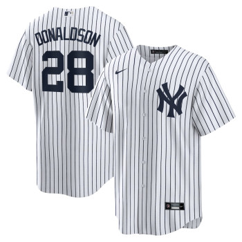 Men's - Josh Donaldson New York Yankees Home Replica Player Jersey - White/Navy Men's - Josh Donaldson New York Yankees Home Replica Player Jersey - White/Navy